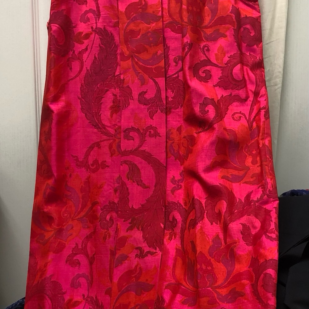 Genuine Thai silk pencil skirt and shell
